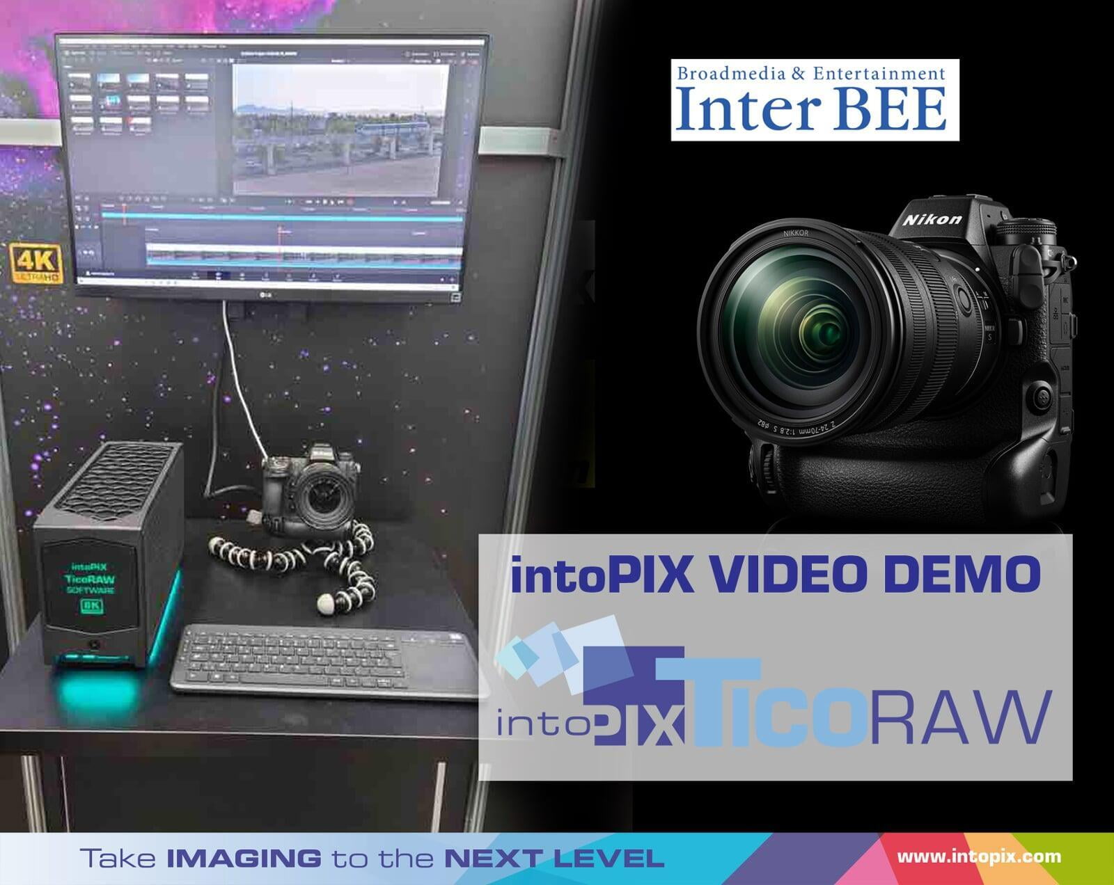 InterBEE 2022에서 소개한 일본어 비디오 데모: 새로운 Nikon Z9에 통합된 intoPIX TicoRAW